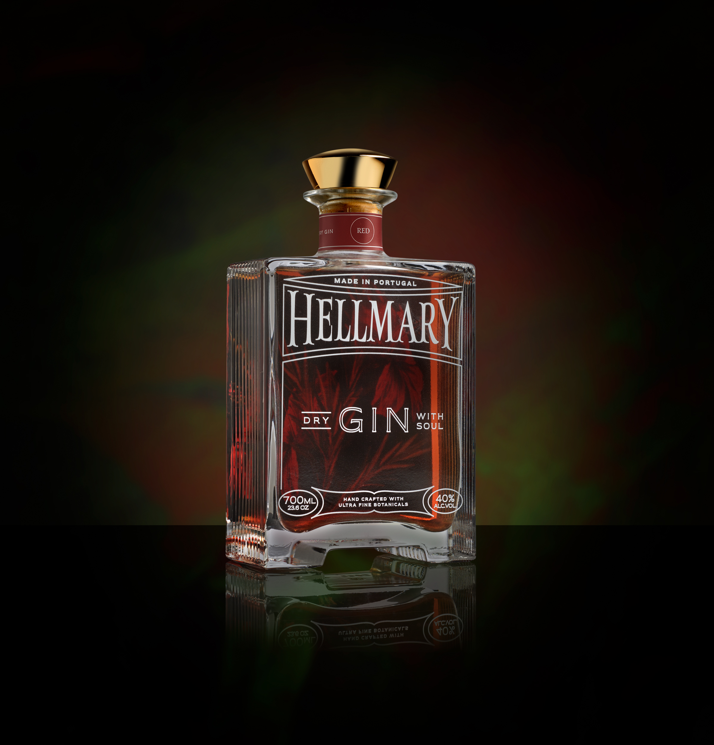 Bottle red ambient side